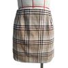 2025 Women's High-Waisted Plaid Bodycon Pencil Mini Skirt