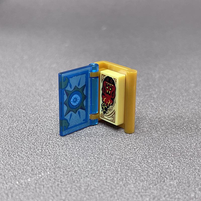 Bloki budulcowe małych cząstek: Minifigurka Otwierana Książka Magiczna 24324 & 24093