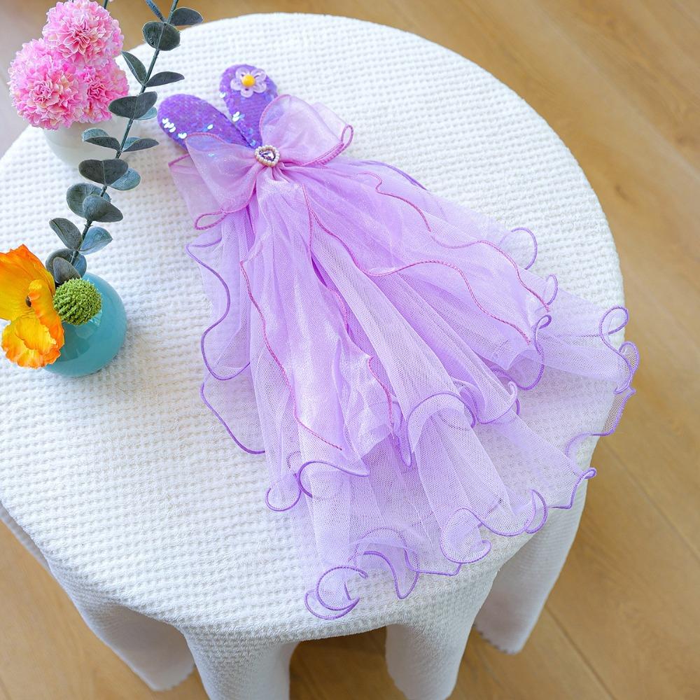 Breathable Dog Wedding Dress Luxury Pet Clothing Fashion Pet Headdress  Wedding Ceremony Party