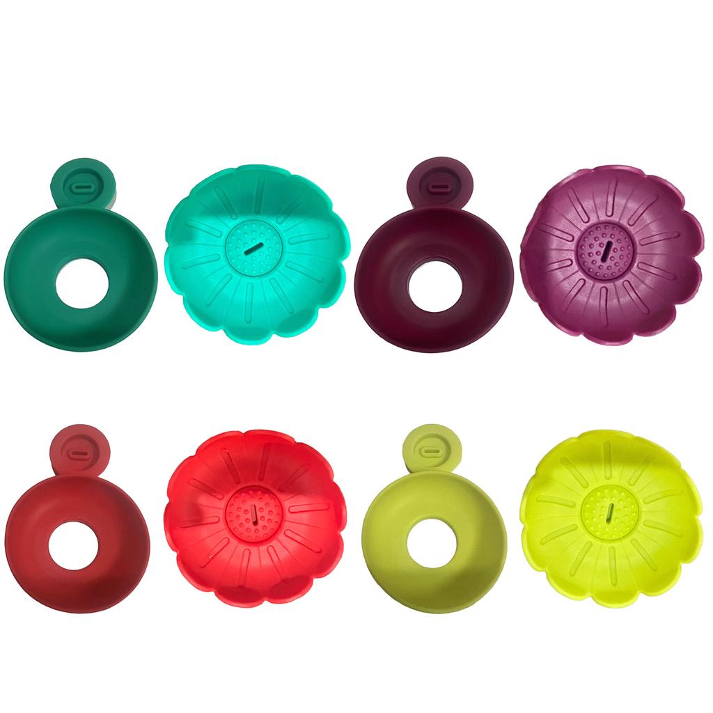 1/4Pieces Kids Anti Drip Popsicle Stand Silicone Ice Cream Hand Protector Leak Proof Holder For Mess Free Snacking