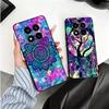 Mandala Sunflower Dreamy Style Soft Phone Case for Xiaomi Redmi Note 12 13 14 15 Pro Plus 11 12S 11S 11T 10 4G Black Cover Back