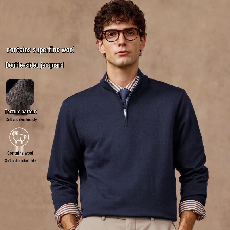 Judger Men's Round Neck Pullover Sweatshirt JXW5W1S9021