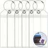 Cruise Luggage Tag Holder Waterproof Zipper Clear PVC Plastic Accessories Stainless Steel for Royal Caribbean Cruises Travel