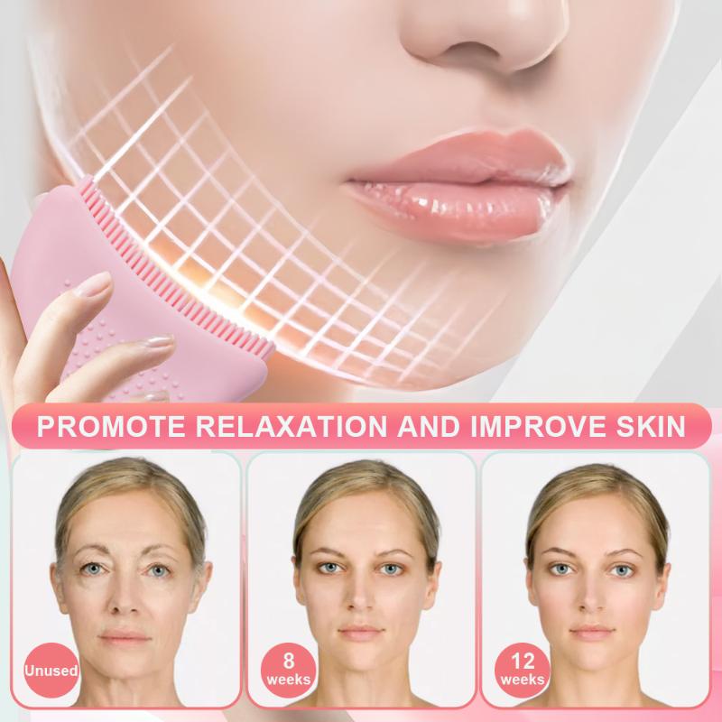 Contour Face Brush Silicone Facial Anti-Puffiness Supplies Dry Brushing Face Brush For Women Men Girls Ladies Beauty Lovers