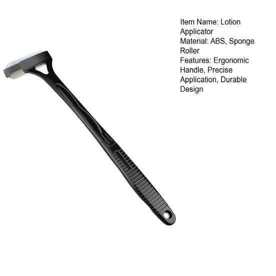 Bear Back Lotion Applicator with Reusable Rollers Foldable Long Handle Smooth Application Lotion Roller