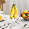 Multi-purpose Kitchen Rack Banana Hanger, Stainless Steel with Hook Fruit Stand, Keep And Jewelry Hanger Bananas Free Longer, Space-Saving for