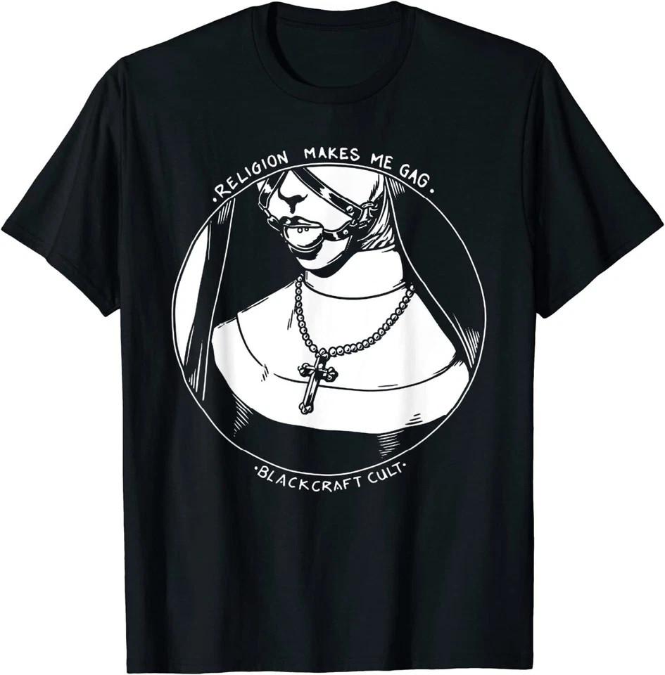 Religion  Makes  Me  Gag  Black Unisex T-Shirt XL