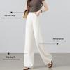 Premium Linen Blend High-Waist Casual Pants