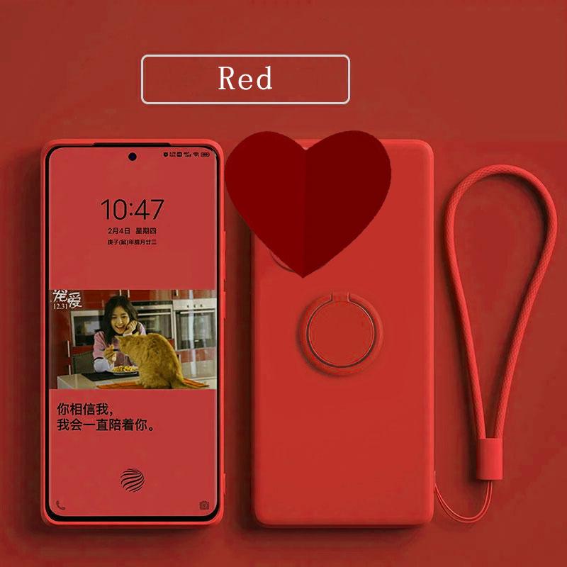 Case For Xiaomi Poco X6  X7 Pro Case Liquid Silicone Ring Stand Shell Coque For POCO X5 Pro Cover Shockproof Bumper Back Funda