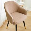 High Arm Chair Cover Stretch Polar Fleece Dining Chair Covers Soft Plush Armchair Cover Hotel Home Party Chair Seat Cover