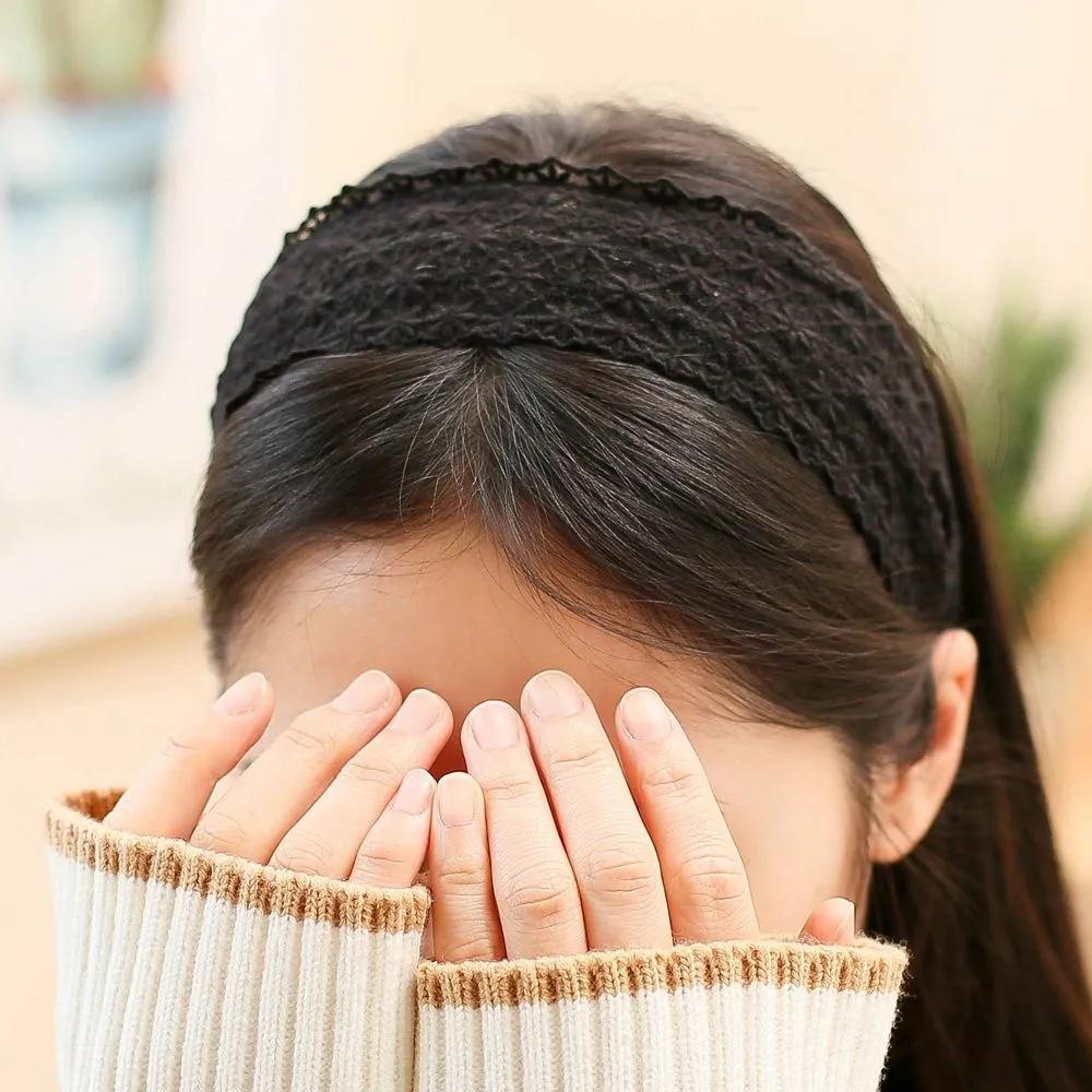 Daily Headband Designer Headband Angel Shushu Oriental Lace Hairband Black Ju Vidastory