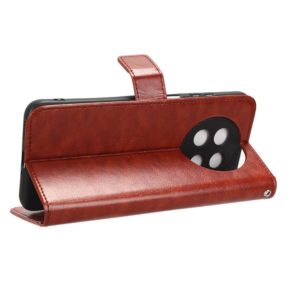 For Huawei nova Y91 4G/Enjoy 60X Crazy Horse Texture Flip Phone Case Stand Wallet PU Leather Phone Cover
