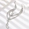 Multi Layer Copper Claw Chain Anklets Beach Banquet Party Jewelry Fashion Water Drop Foot Chain