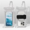 Transparent Swimming Waterproof Bag Touchable Screen Swimming Storage Bag  For 7.2 Inch Cell Phone