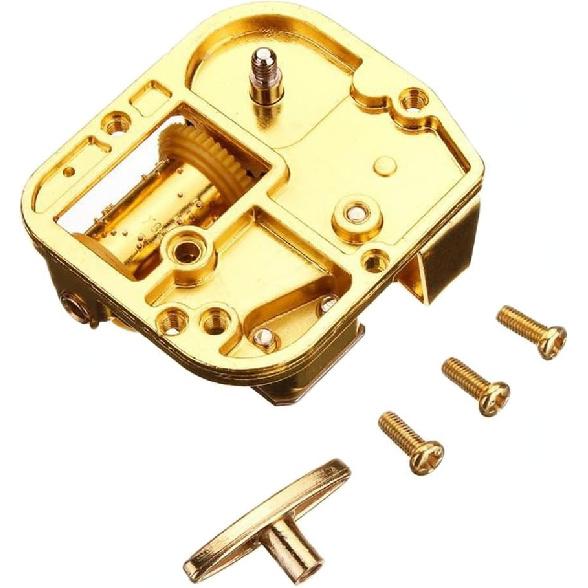 18 Note Musical Mechanism Movement for DIY Music Box, Ode To Joy, Golden Clockwork Music Movement