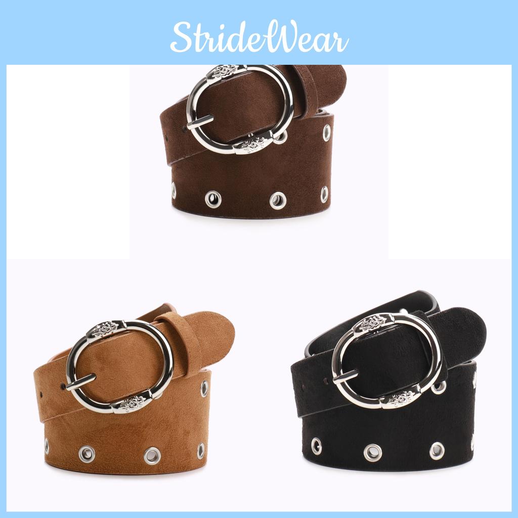 Ceinture de taille Fashion Punk pour Dames avec Boucle en Alliage pour Streetwear et Jupes Courtes