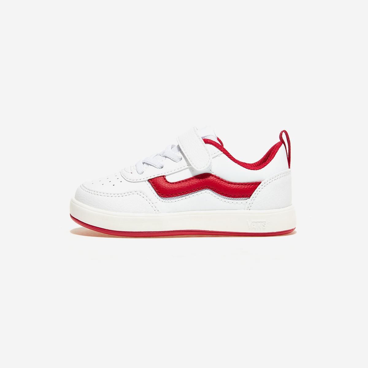 

[Vans] Cog - White/Red, V2055K, 1010092626, Popular Korean Shoes 170