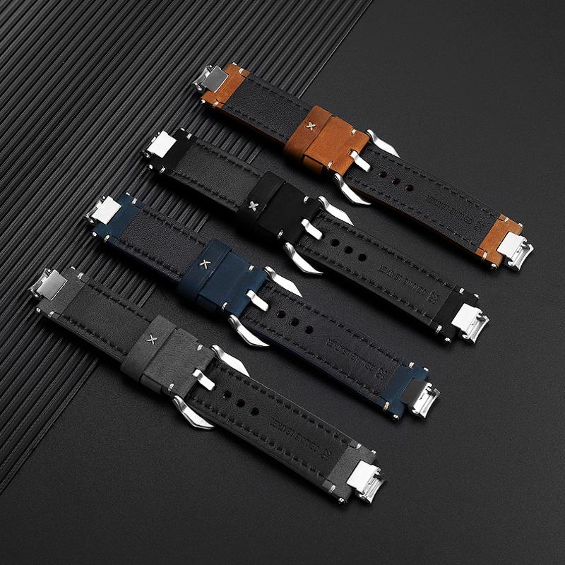 Schnellwechsel MTG B3000 Retro Leder Uhrenarmband Für Casio MTG-B3000B/BD Edelstahl Adapter Herren Rindsleder Uhrenarmband