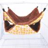Double Layer Plush Hammock for Small Pets: Hamsters, Squirrels & Sugar Gliders