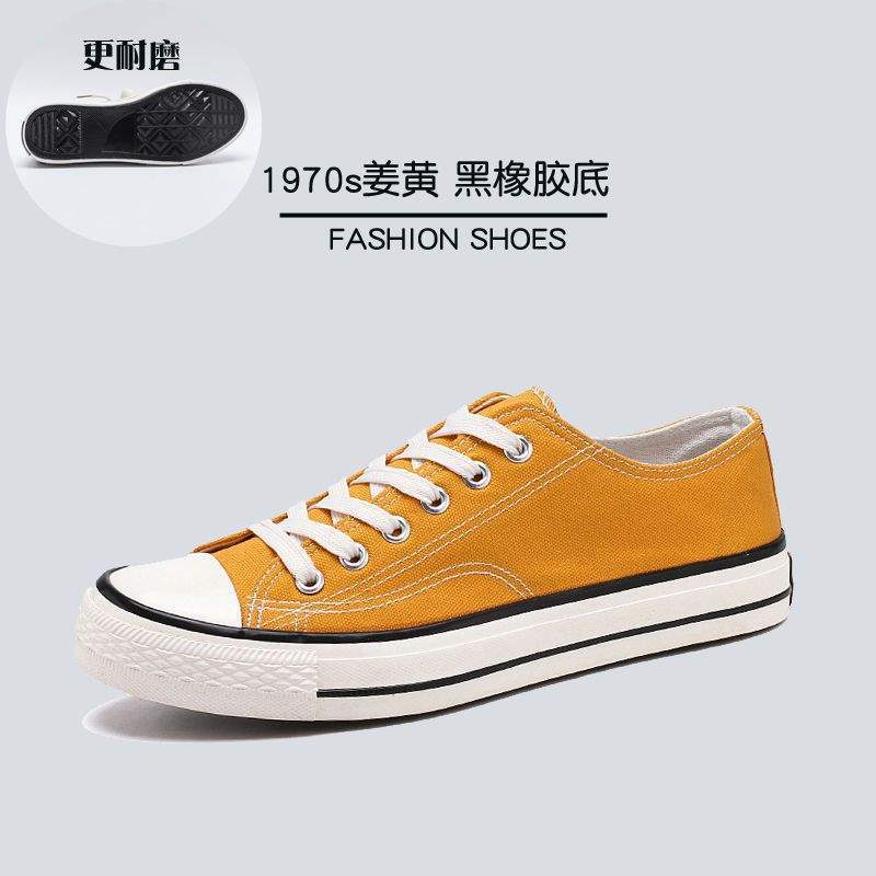 Spring Breathable Canvas Shoes Low Top Cloth Shoes Board Shoes