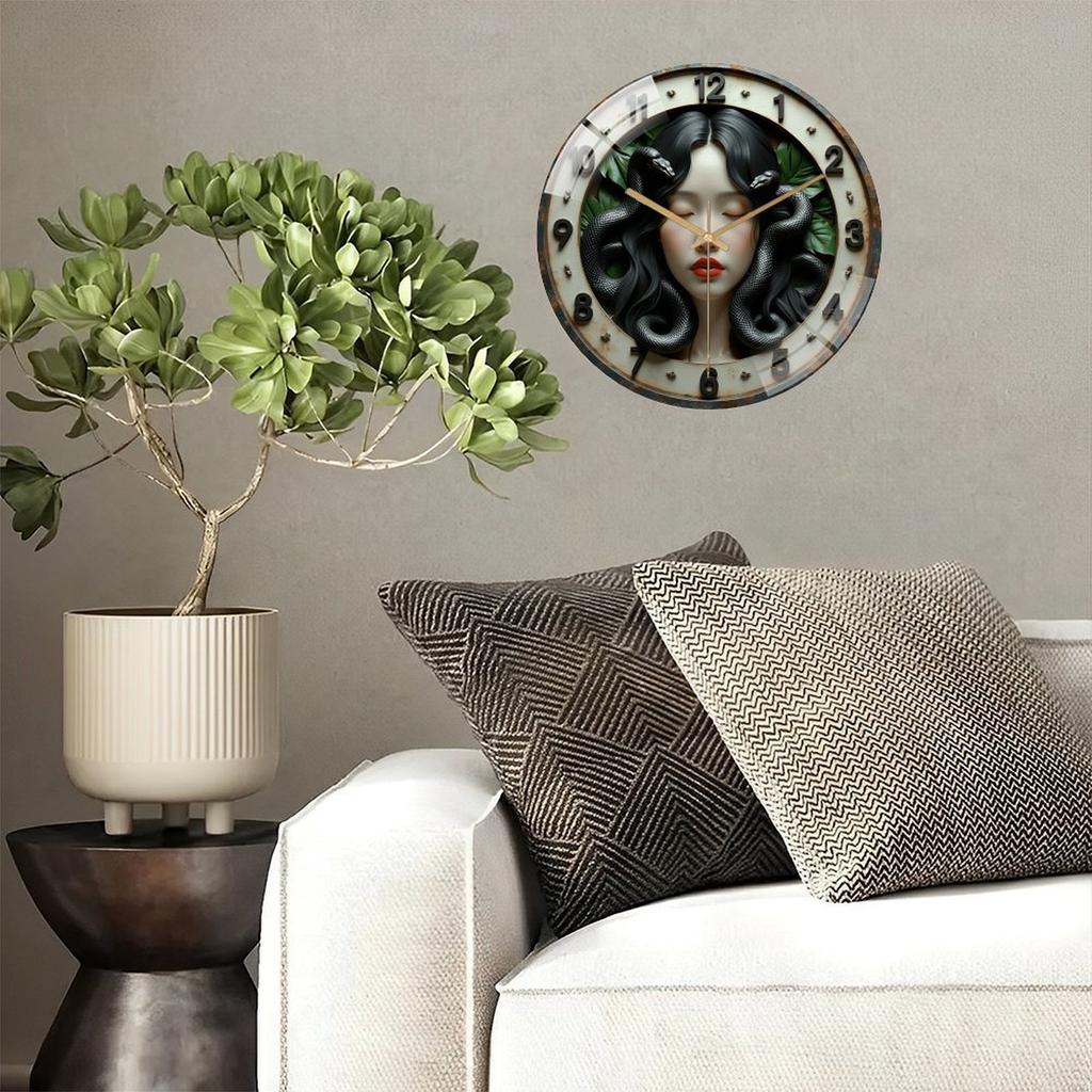 30cm Diameter Glass Wall Clock that Can Withstand the Demands of Daily Life