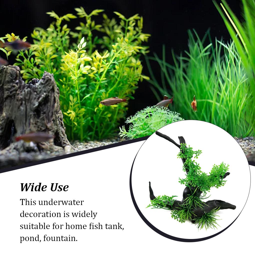 Aquarium Artificial Plants Landscaping Accessories Realistic Underwater Decor Fish Tank Aquatic Plant Landscape Adornment