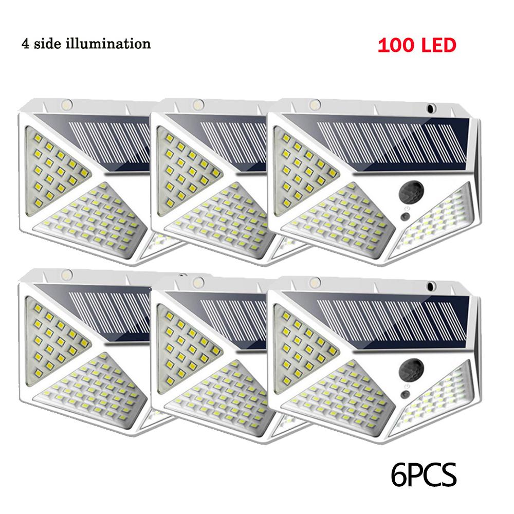 1/2/4/6/8/10PCS Multifunctional LED Solar Lights With Motion Sensor Outdoor Waterproof Decoration 180 Degree Lighting Wall Lamp