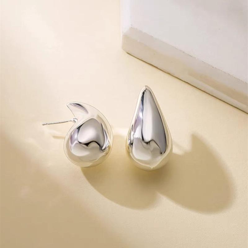 

Гарячі сережки-краплі для жінок, Нішевий дизайн, Високоякісна глянцева поверхня, Легкі сережки