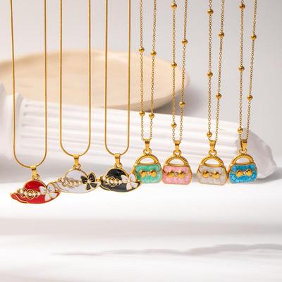 Unique Women's Fashion: Cross-Border Hat, Handbag, Necklace & Stainless Steel Choker Jewelry