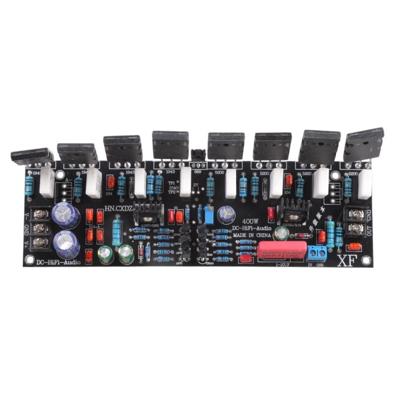 

Professional Mono 400W Power Amplifier Electric Amplifiers Double Differential Circuit Design Wide 20V 90V Input Ranges 1