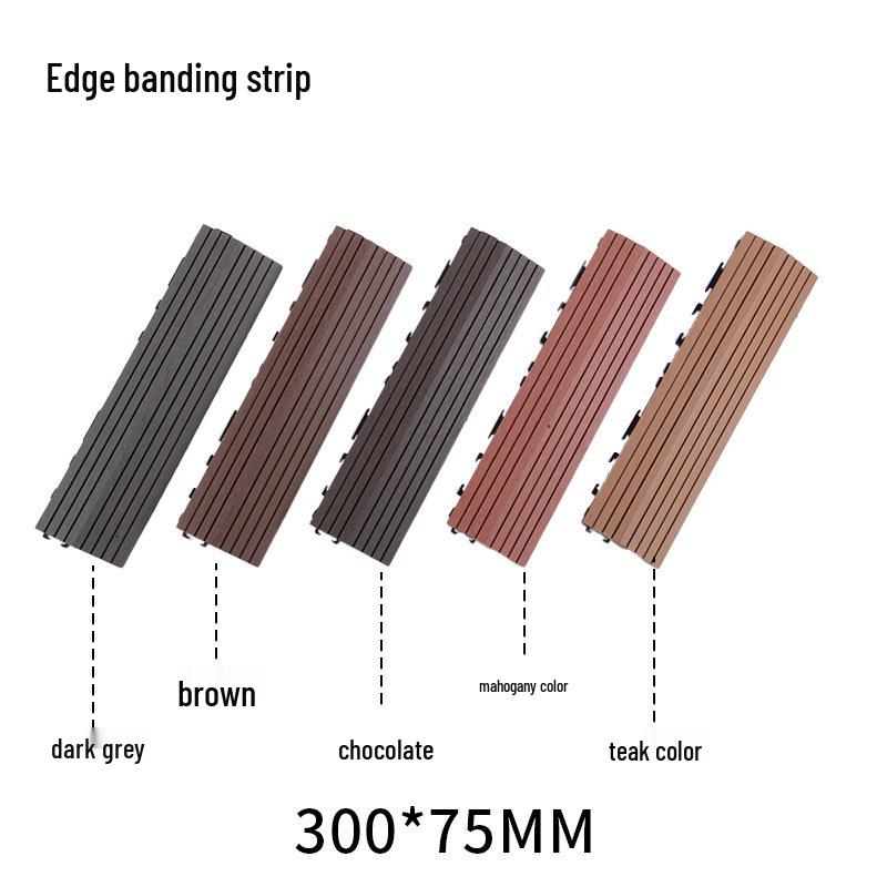 Waterproof WPC Balcony & Garden Flooring - Easy Snap-On, Anti-Corrosion, Ideal for Outdoors & Indoors.
