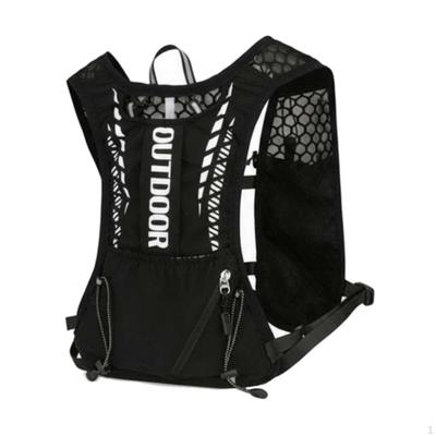Lightweight Trail Running Backpack MultiCompartment Layout Vest Multiple Pockets