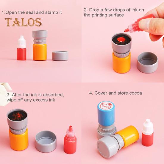 Sello de comentario en inglés Tinta de larga duración Sello de comentario en inglés Múltiples opciones de color Herramienta de evaluación para profesores