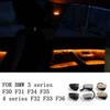 Car interior ambient LED B Pillar light airbag retrofit atmosphere lamp for BMW 3 series F30 F31 F34 F35 4 series F32 F33 F36