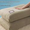 Knitted Cotton Linen Neck Support Pillow - Durable, Non-Collapsing Core for Home, Hotel, and Dormitory Use.