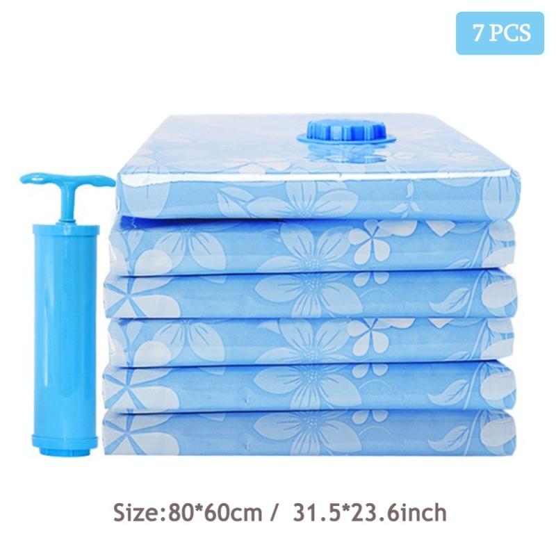 Thickened Vacuum Storage Bag For Cloth Compressed Bags with Hand Pump Reusable Blanket Clothes Quilt Organizer Travel