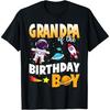 GRANDPA Of The Birthday Boy Astronaut Family Space Planets T-Shirt