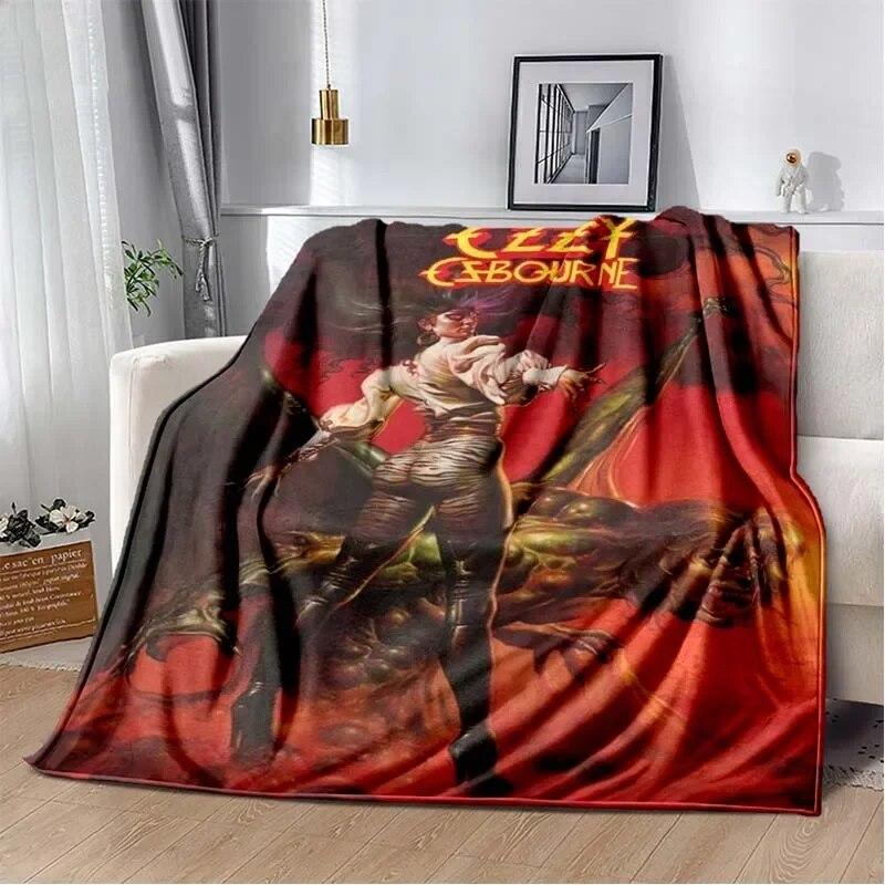 

Оззи Осборн ретро персонализированное фланелевое одеяло теплое красивое одеяло спальня диван-кровать мягкое одеяло одеяло для пикника подарок