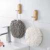 17x17cm Soft Snow Neil Rubbing Handball Hanging Type Absorbent Quick Drying Towels Kitchen and Bathroom Hanging Ring Type Ultra-fine Fiber Towel Ball