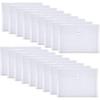 18 Packs Legal Size Plastic Filing Envelopes Clear File Folders with String Closure for Office School or Home