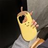 Забавный модный милый 3D-силиконовый чехол с изображением баклажана для iPhone 16 15 14 13 12 Pro Max с мультяшным милым мягким задним чехлом