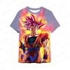 T-shirt Men Men's Children's Tops Dragon Ball New Shirts Fashion Summer Hip Hop Clothing Streetwear Goku Short Sleeve Y2k