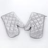 Convenient Anti-scalding Microwaved Silver-coated Wear-resistant Cooking Mittens for Picnic Insulation Mitts