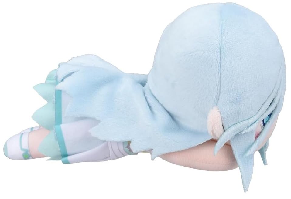 Shizuku Hinomori Lying Down Plush Toy Broken World and Miku Who Official MORE MORE JUMP Merchandise "The Can't Sing" Movie,