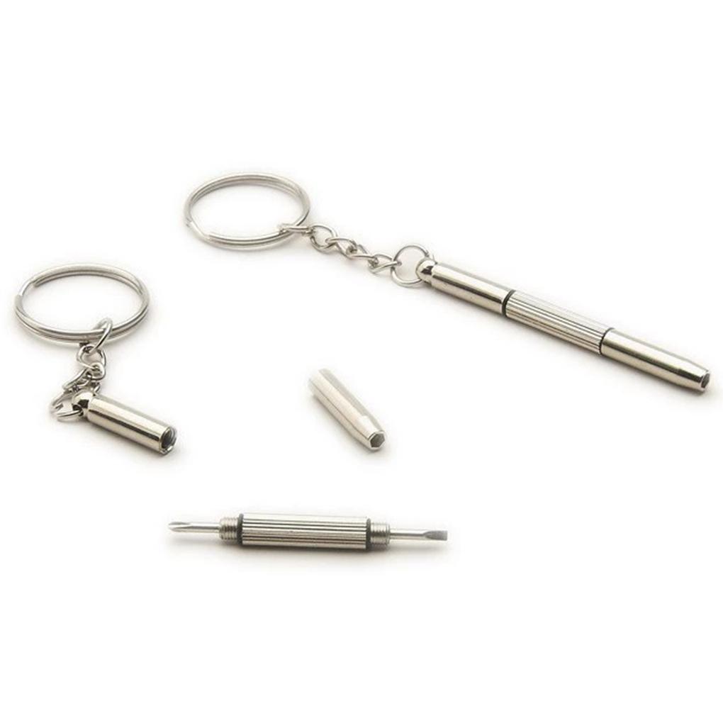 Multifunctional Tools Repair 3-in-1 Remover Mini Handheld for Precision Kit Bolt Keychain Jewelry Eyeglass Screwdriver