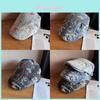 Ethnic Style Denim Cotton Cap With Floral Print For Streetwear And Sun Protection