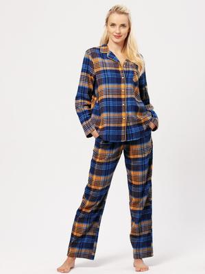 Key LNS 481 B24 Flannel Pajama, Length/size S-XL, Openwork, Women's Key