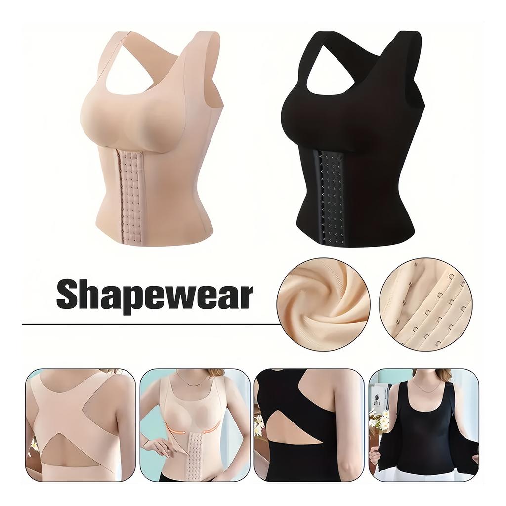 Durable And Safe 3-In-1 Shapewear Women'S Sports Underwear Corset Suitable For Running Fitness Yoga Daily Commute(M-3Xl)