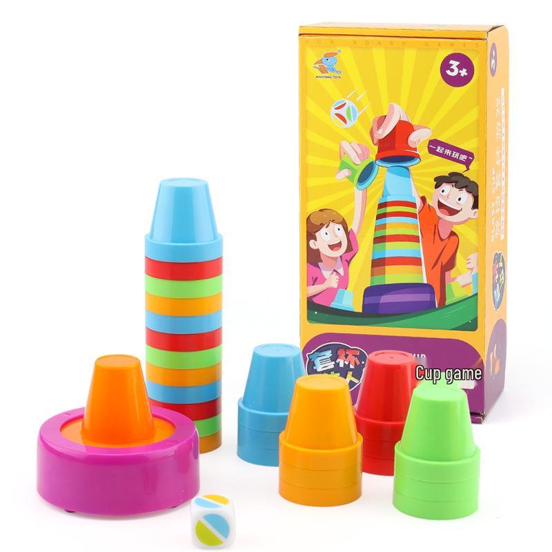 Douyin Kids Educational Brainpower Stacking Cups Toy