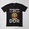 Men Premium Cotton Harajuku T-Shirt Ddr Germany Old Man Saying Print Tees Funny Style Round Neck Cotton T-shirt Casual T-Shirts